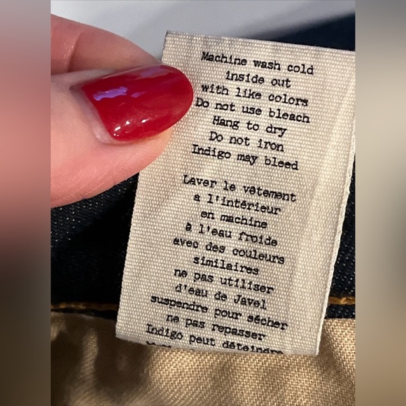 Rag & Bone Woodford Jeans Denim Blue 2W1502K520 Size 28 WOMENs jeans skinny leg - Picture 14 of 16